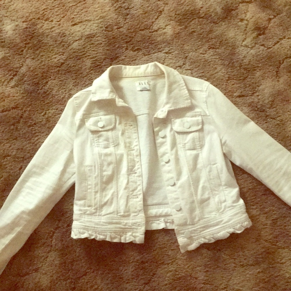 White Denim Jacket